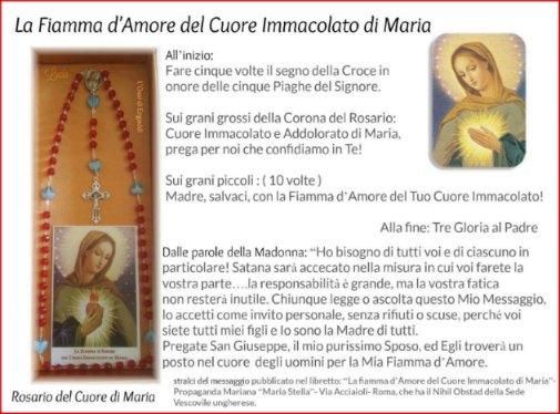 card fiamma d amore rosario oasi